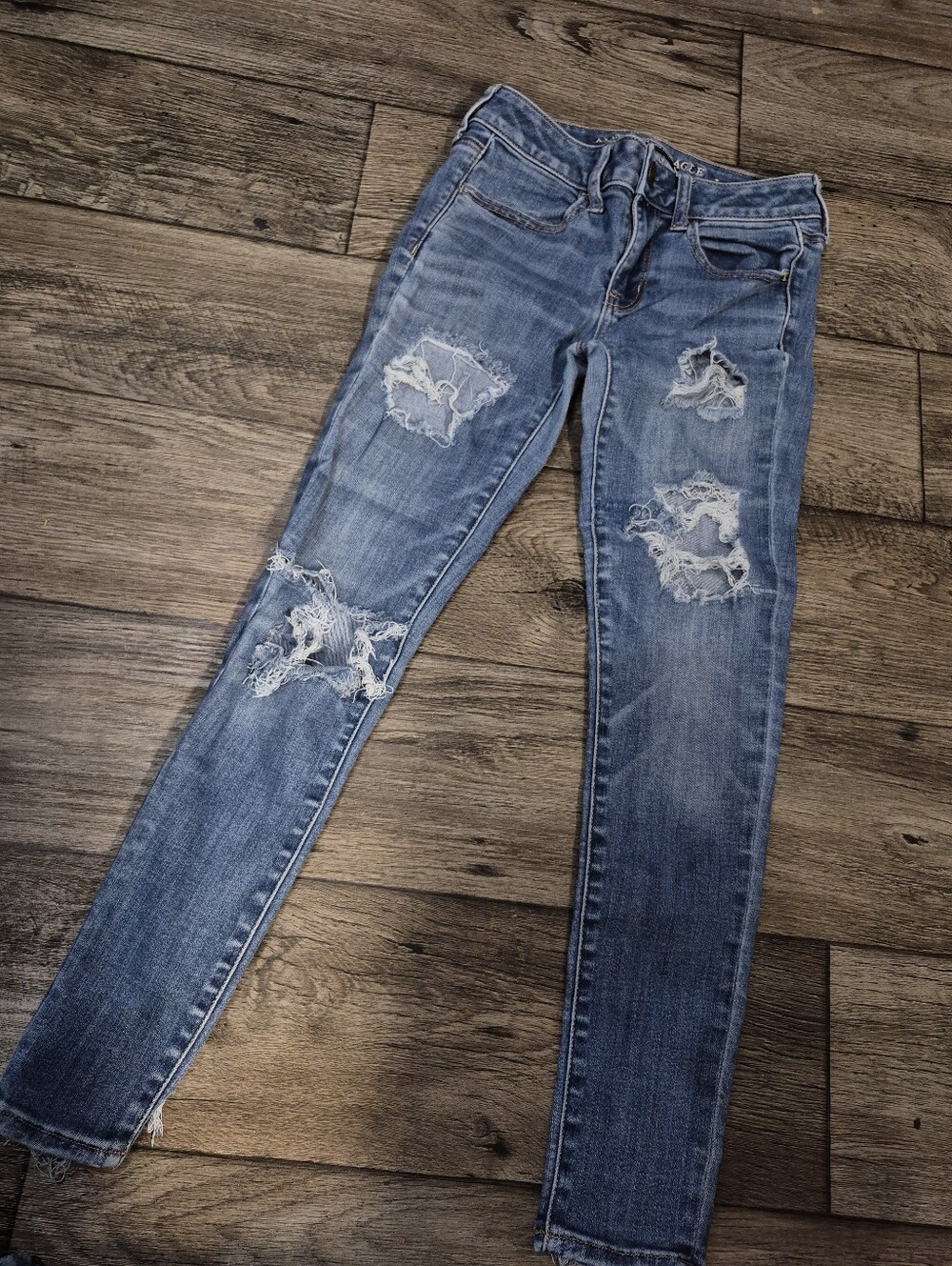 American Eagle Super Skinny - Super Super Stretch X (Size 4 Short)